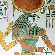 Ägyptische Mythologie: Horus als Re-Harachte