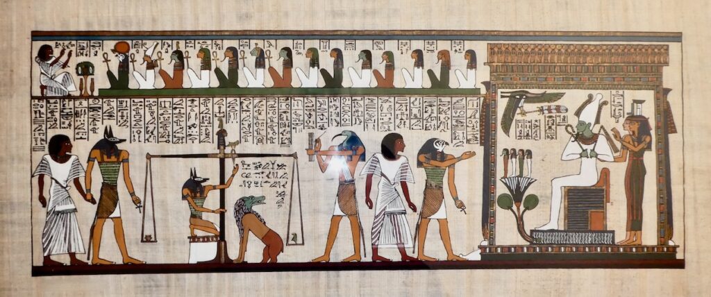 Ägyptisches Totengericht