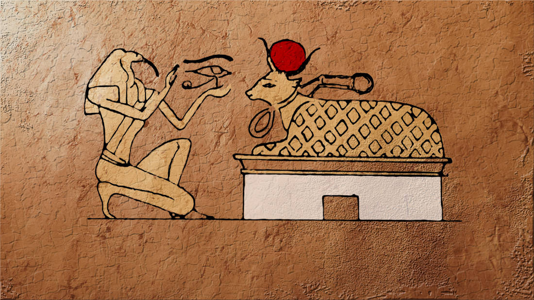 Hathor und Thot