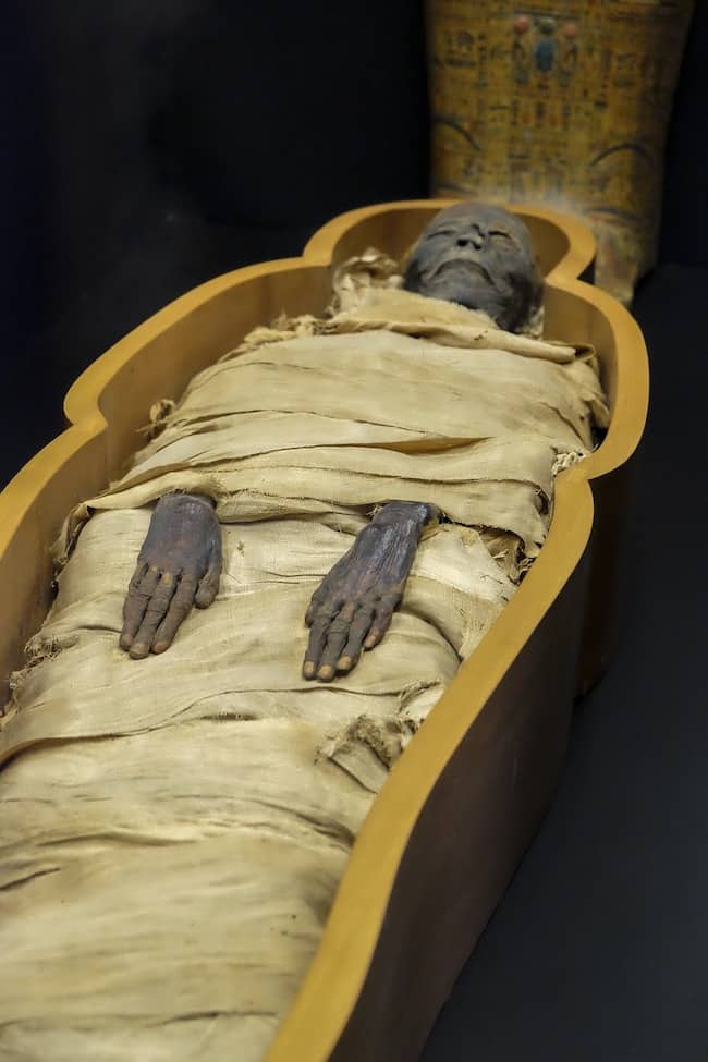 Mumie im Sarg