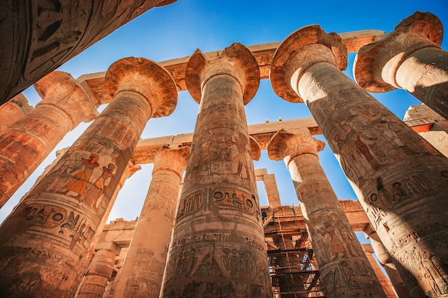 Säulen - Karnak Tempel
