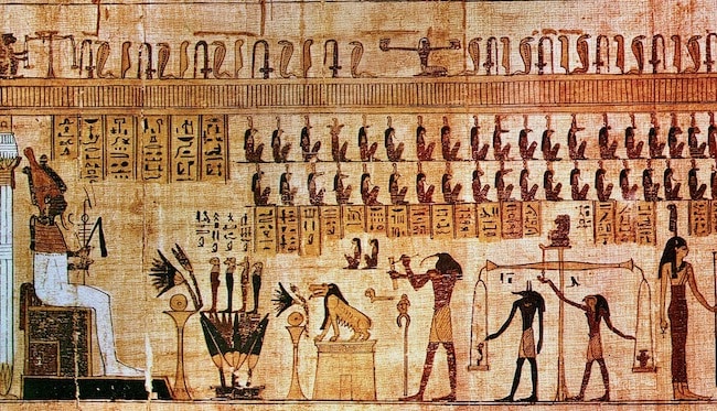 Osiris im Totengericht