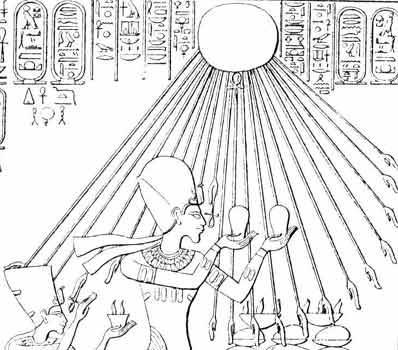 Ägypten-Götter - Aton